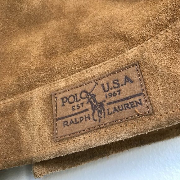 Vintage Ralph Lauren Polo Jacket Suede Leather RRL Style Grail Tartan Plaid - Picture 13 of 14